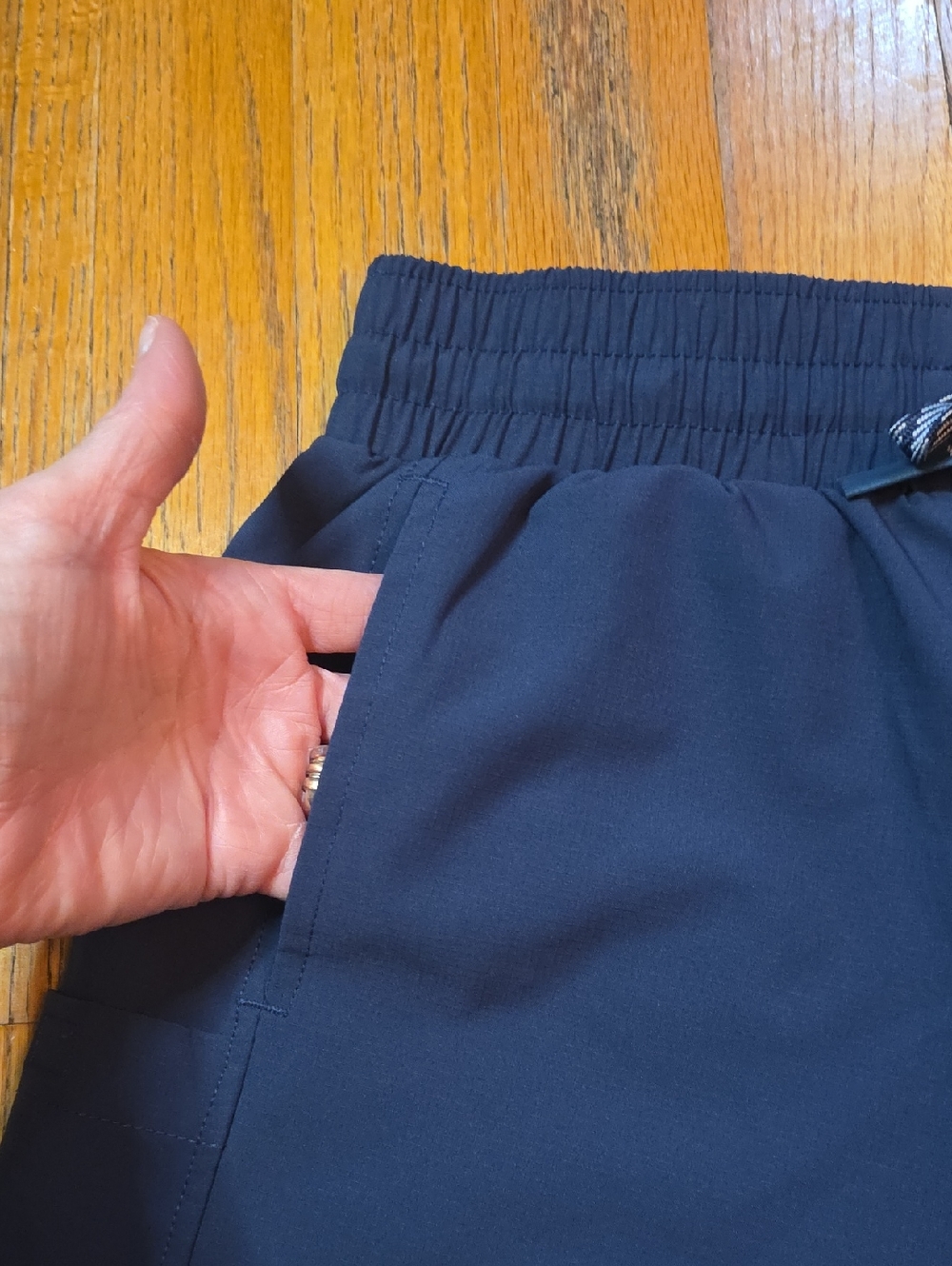 Pacific Trail Navy Shorts Size M - Picture 3 of 9